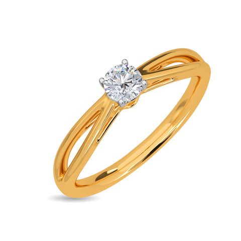 Aural Solitaire Ring