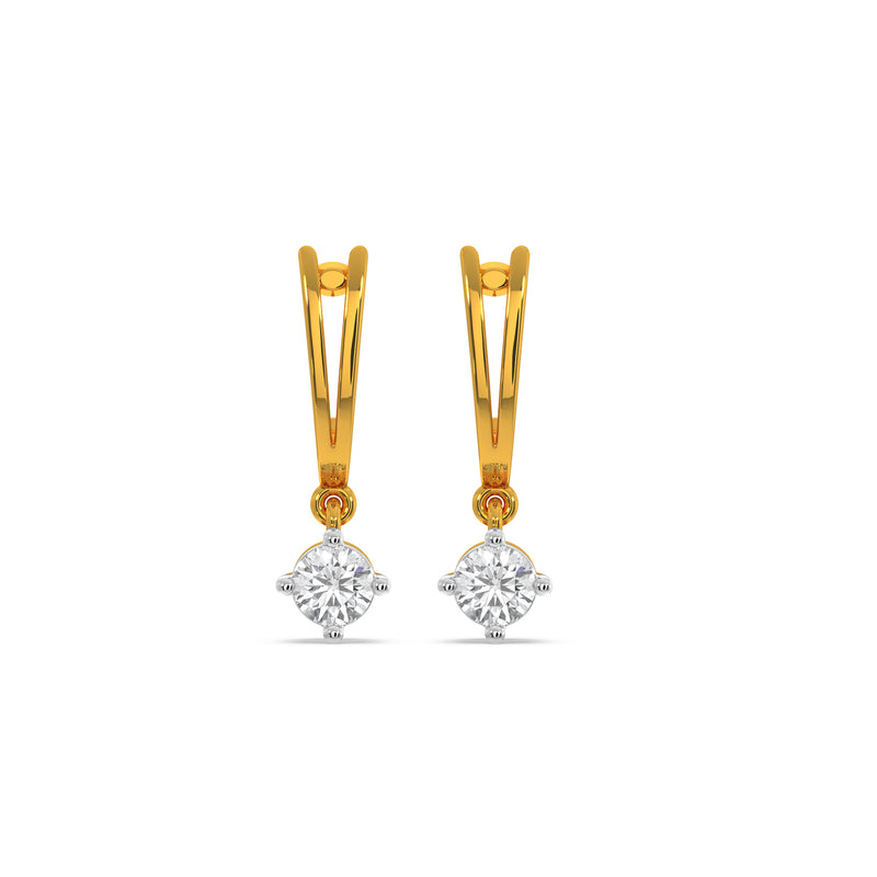 Samantha Solitaire Earring