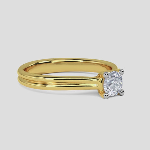 0.50 CT Melike Solitaire Ring
