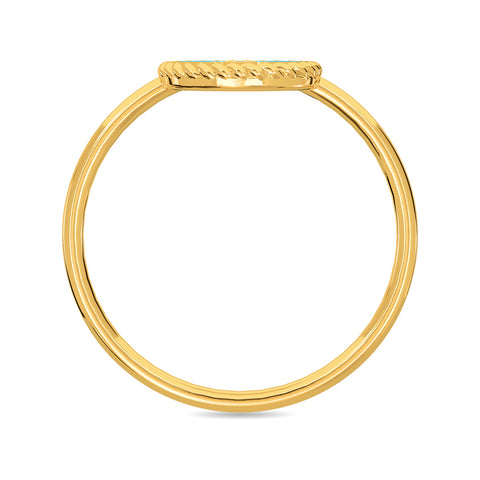 Emine Evil Eye Gold Ring