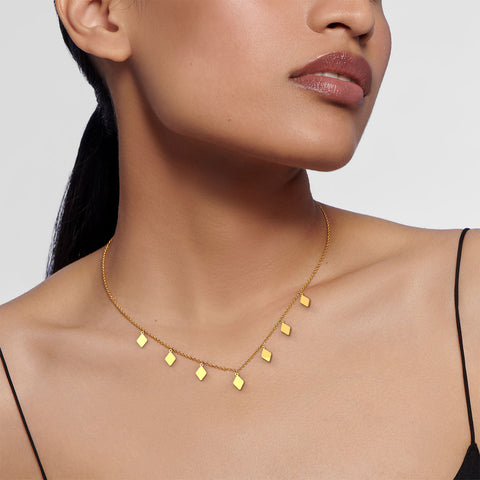 Eeshana Gold Necklace