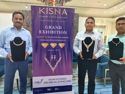 Five day exhibition of Kisna Diamond and Gold Jewelery manufactured by Hari Krishna Group