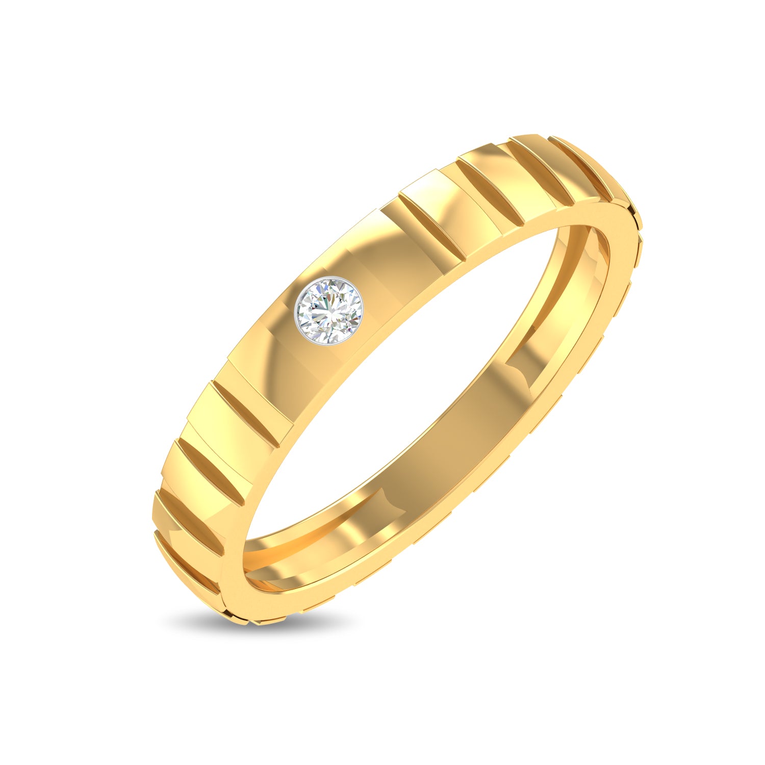 Buy 22KT Gold Ring for Men | New Mens Gold Rings Design - PC Chandra