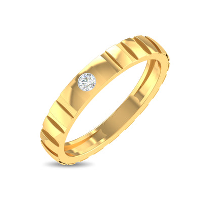 Ostentatious Om Gold Ring For Men