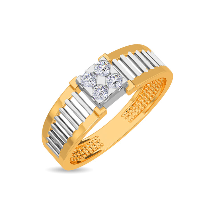 Candere by Kalyan Jewellers Lightweight 18kt Yellow Gold Band Ring for Men  : Amazon.in: Jewellery