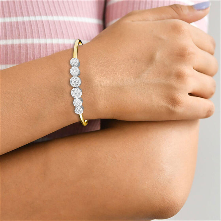 Buy Moissanite bracelet  Round Moissanite Tennis Bracelet Online   Bejeweled