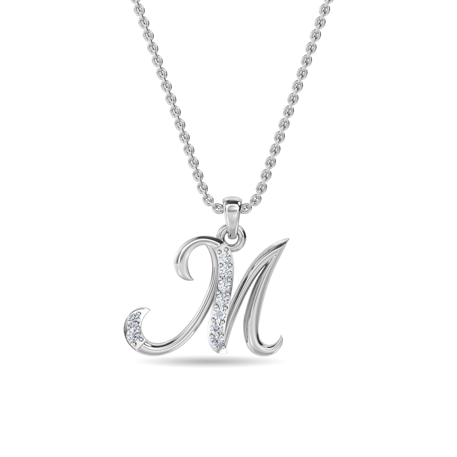 Initial Necklaces | Alphabet Jewellery | Letter M Necklace - Completedworks  | Completedworks