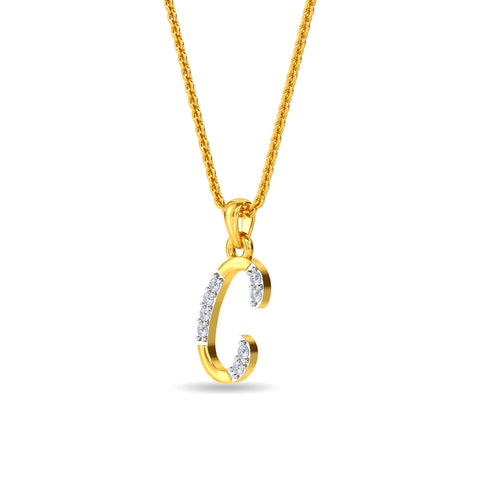 Alphabet C Pendant