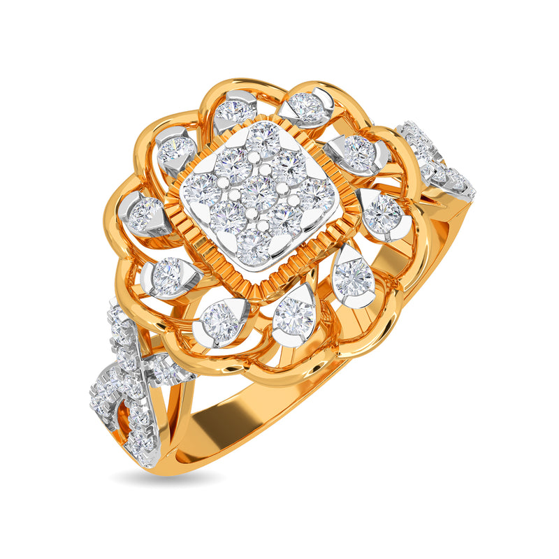 Buy Diamond Osha Osha Ring Online By Kisna