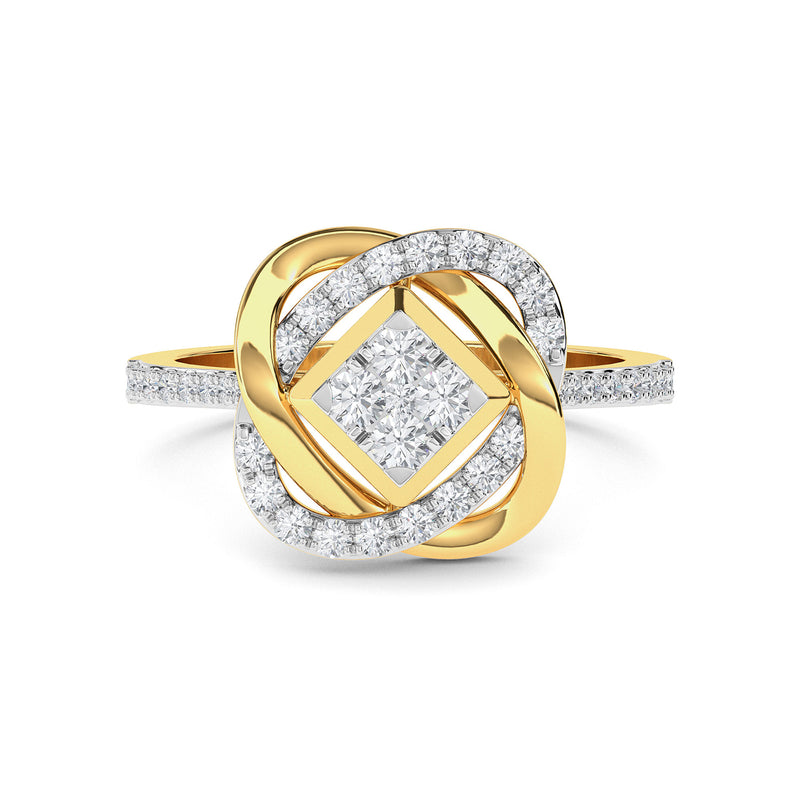 14k Rose Gold 1ct Brown Asscher Diamond Engagement Ring – Raymond Lee  Jewelers