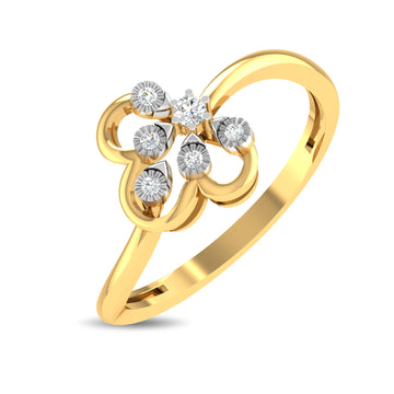 Imagine Hearts Eternity Gold Ring Online Jewellery Shopping India | Yellow  Gold 14K | Candere by Kalyan Jewellers