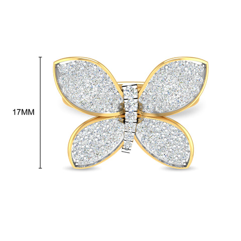 Flying Butterfly Ring