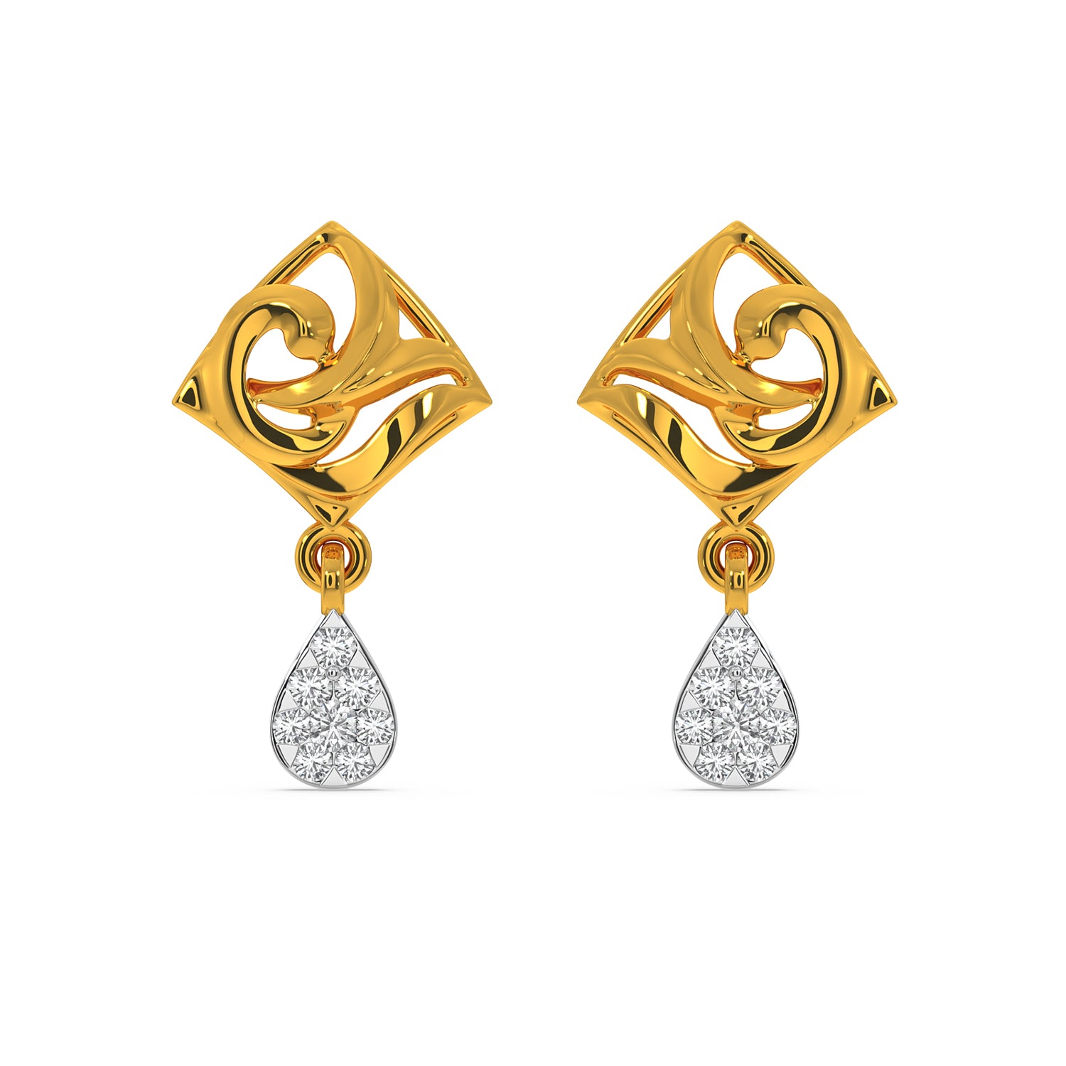 Buy Diamond Irene Drop Earring Online – Kisna