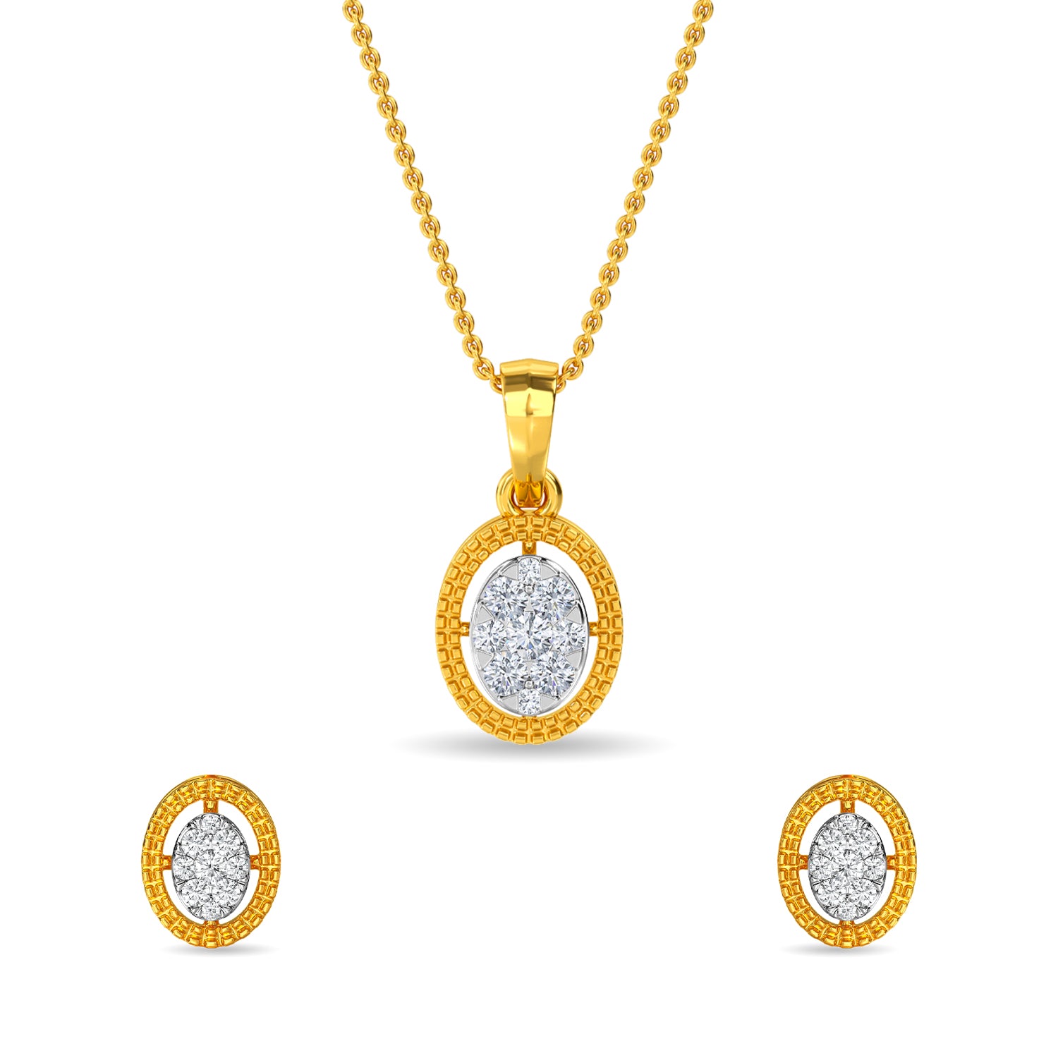 Buy Jala Diamond Pendant Set For Women – Kisna