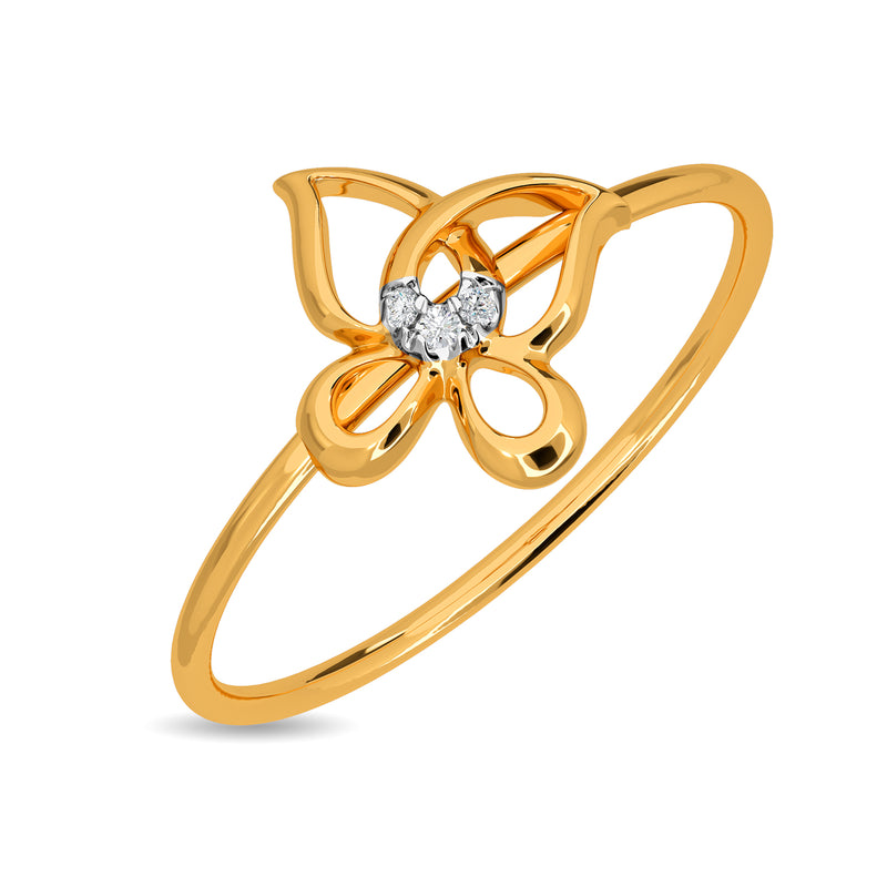 Alexa Dainty Butterfly Ring – Nikki Smith Designs