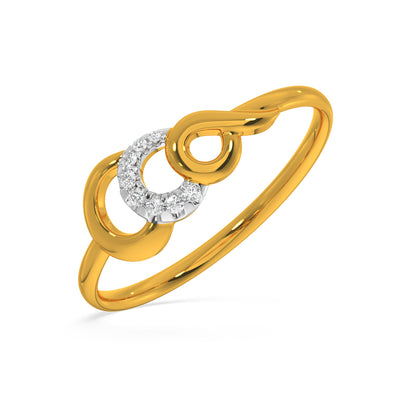 Amazon.com: Kooljewelry 10k Two-tone Gold Diamond-cut Wave Design Ring  (size 6): Clothing, Shoes & Jewelry