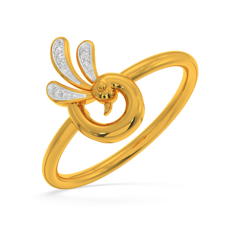 Adjustable Antique Gold Peacock Finger Rings: Timeless Elegance and  Versatile Fit F26103