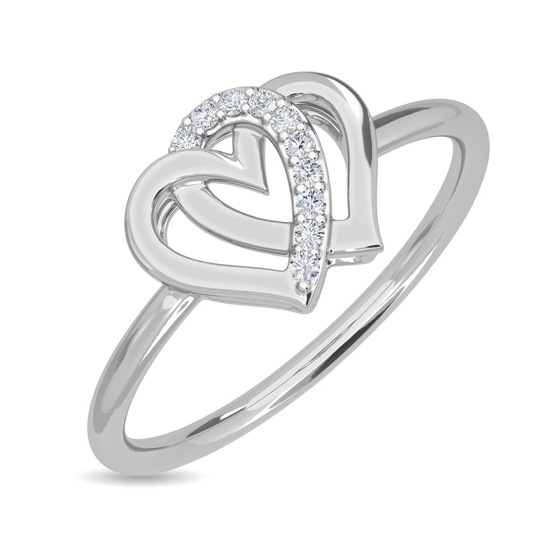 Entwined Heart Ring