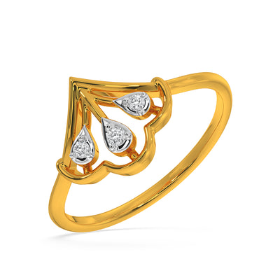 Princess Cut Under Halo Knife Edge Wedding Ring Set In 18K Yellow Gold |  Fascinating Diamonds