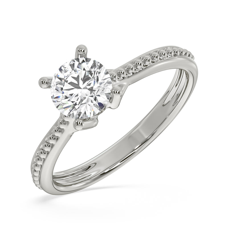 0.75 CT Enigma Solitaire Ring