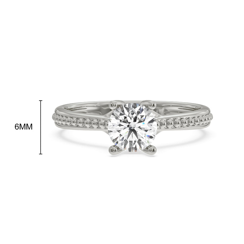 0.75 CT Enigma Solitaire Ring