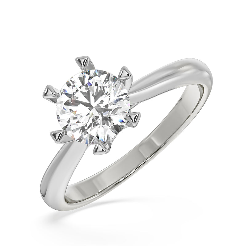 1.00 CT Radiance Solitaire Ring