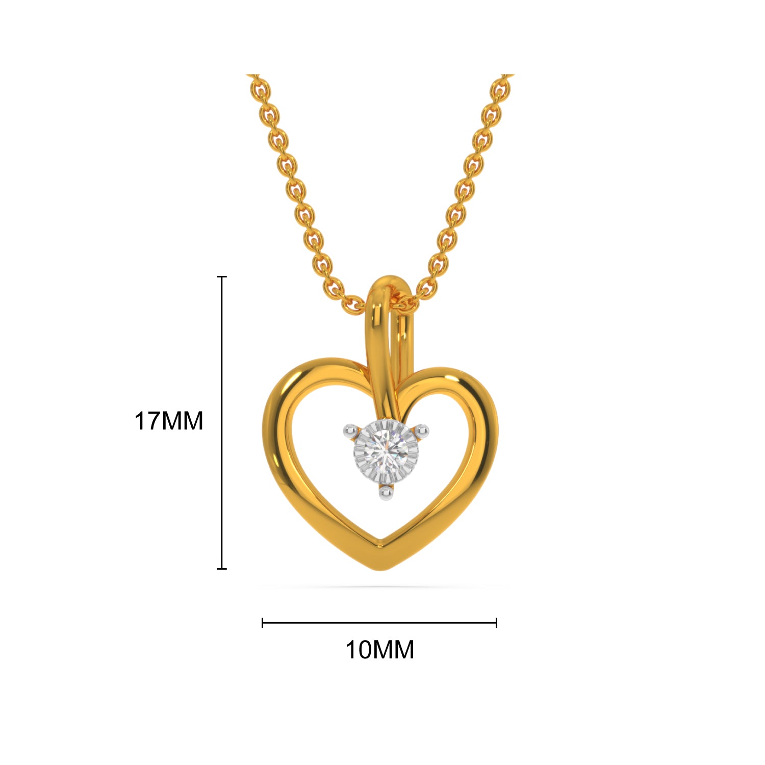 Amazon.com: 14k Solid Gold Mini Red Heart Necklace for Women | Dainty Small Pendant  Necklace | Mini Heart Necklaces | Love Pendant Jewelry | Yellow, White Or  Rose Gold | Handmade Gift : Handmade Products