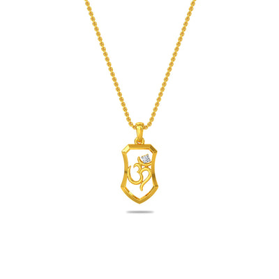 Omkar Diamond Pendant