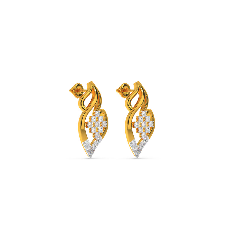 Dazzling Square Earring