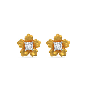 Buy Yellow Gold Earrings for Women by Pc Jeweller Online | Ajio.com