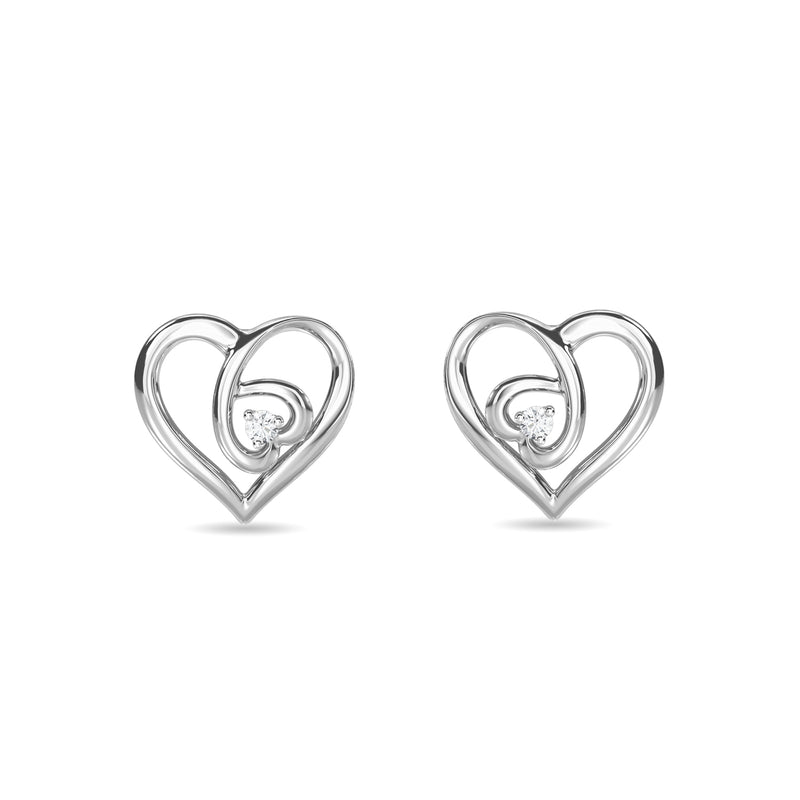 Dual Heart Earring
