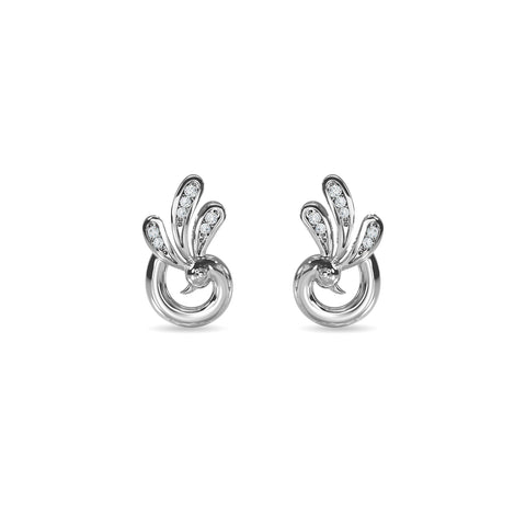 Buy Stunning Platinum and Diamond Earrings Online  ORRA