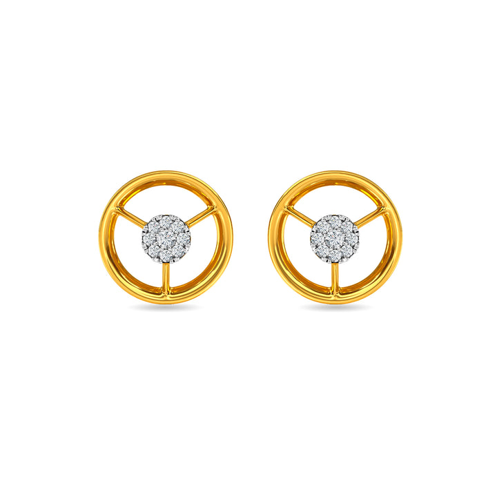 20 Carat Round Diamond Stud Earrings (G color, VS2 clarity)