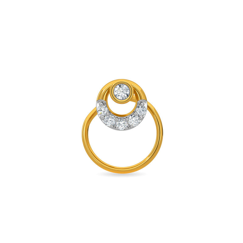 14k Gold Fake Septum Ring | Cool Breeze | patapatajewelry