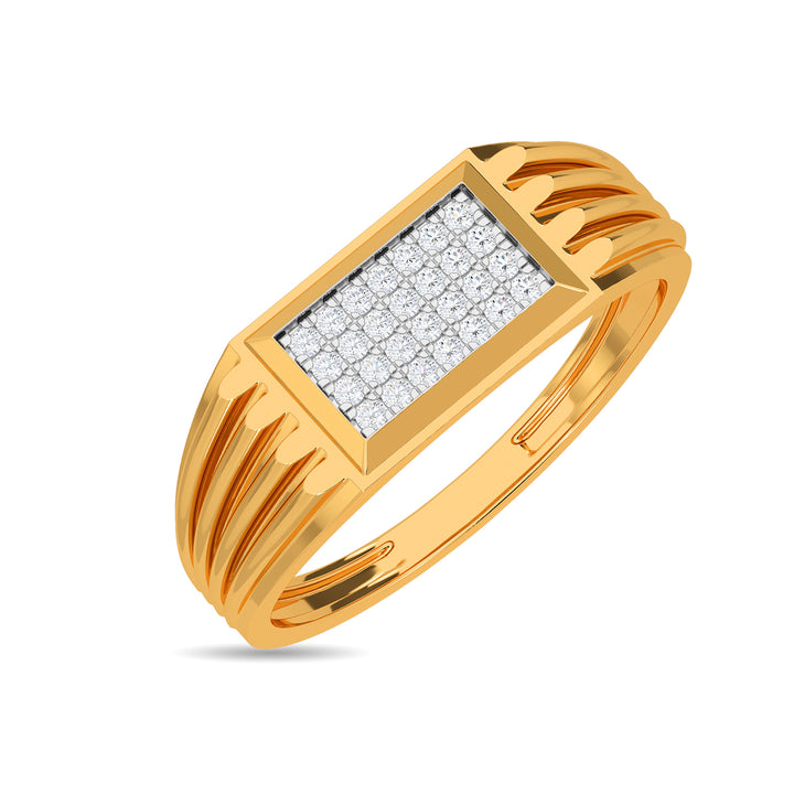 18k Real Diamond Ring JG-1901-2125 – Jewelegance