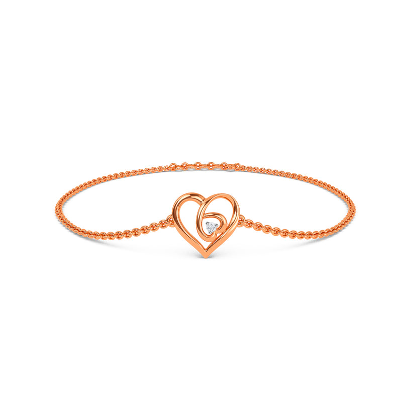 Sterling Silver Heart Bangle Bracelet from Mexico - Heart Harmony | NOVICA