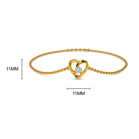 Cupid Heart Bracelet