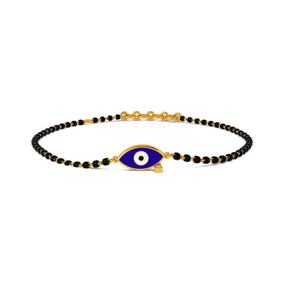 Ayra Evil Eye Mangalsutra Diamond Bracelet