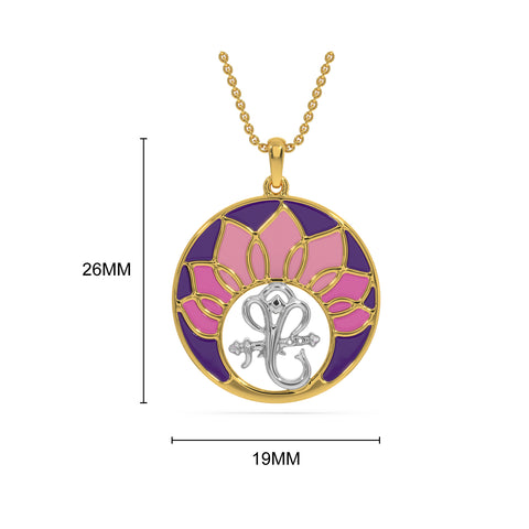 Mandala Ganpati Pendant