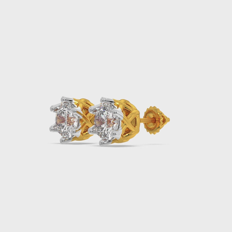 Saile Solitaire Earring