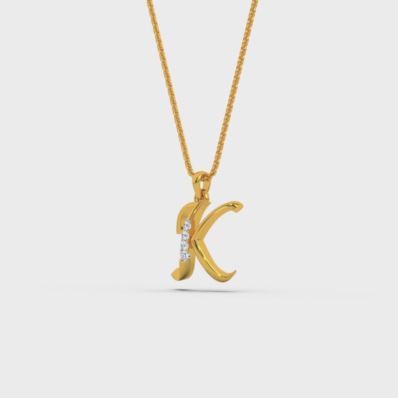 Chloé Alphabet Necklace With Pendant K | Chloé US