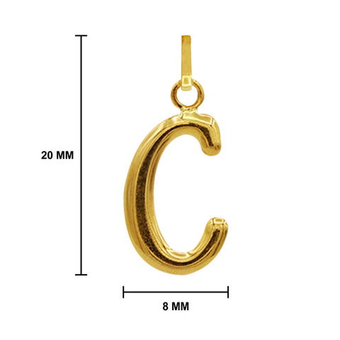Alphabet C Pendant