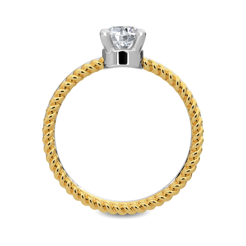 0.50 CT Kader Solitaire Ring