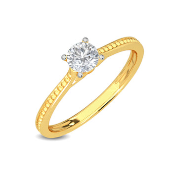 14K Rose Gold Stackable Diamond Fashion Ring – The Diamond Room By Spektor
