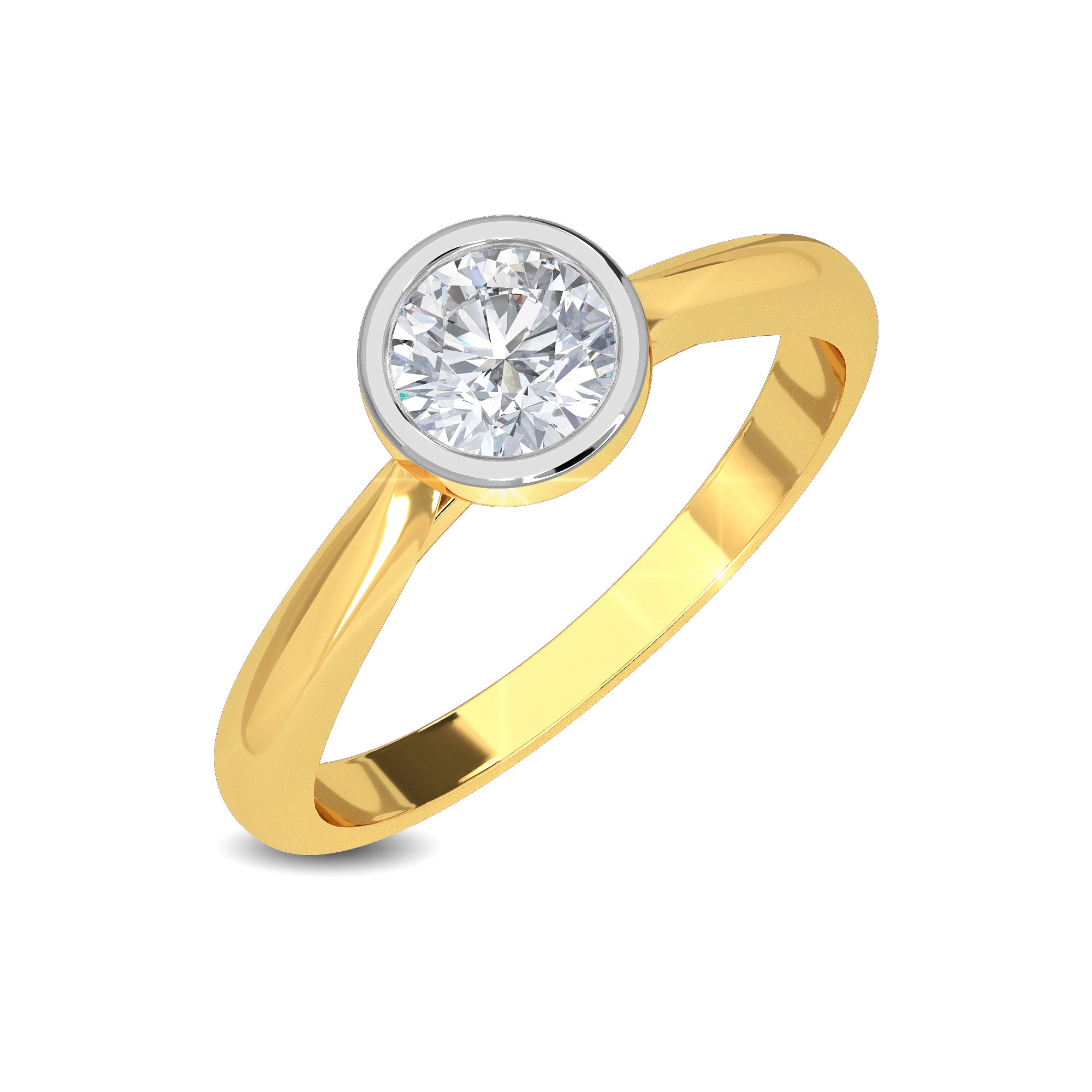 Buy 0.50 CT Nuray Solitaire Ring Online From Kisna