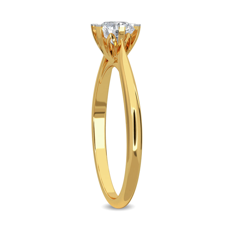 0.50 CT Toulin Solitaire Ring