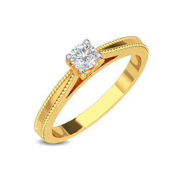 Designer Solitaire Engagement Ring I1 G 0.55 Ct Natural Diamond 14K White  Yellow Rose Gold Bar Set Appraisal Certificate Width 7.30 Mm - Etsy Israel