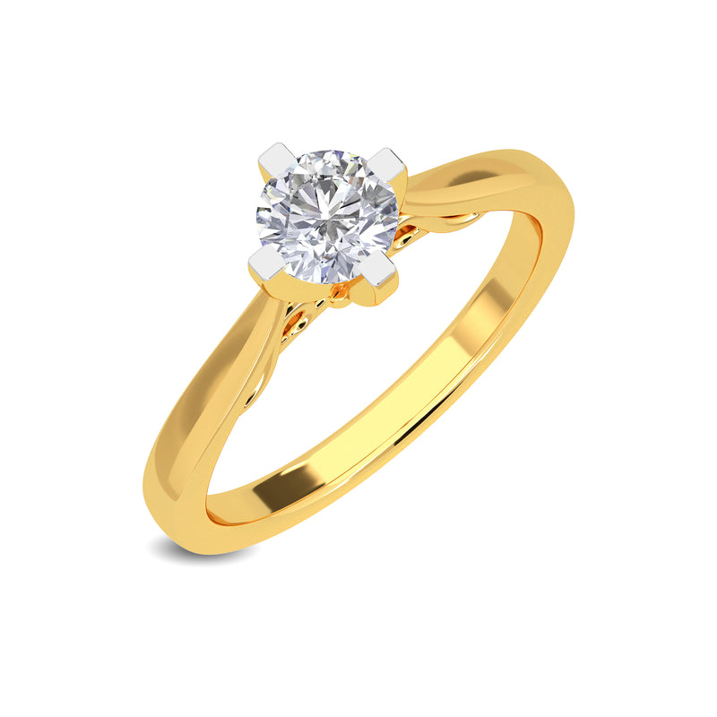 0.50 CT Prarie Solitaire Ring