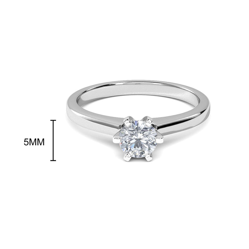 0.33 CT Pallas Solitaire Ring