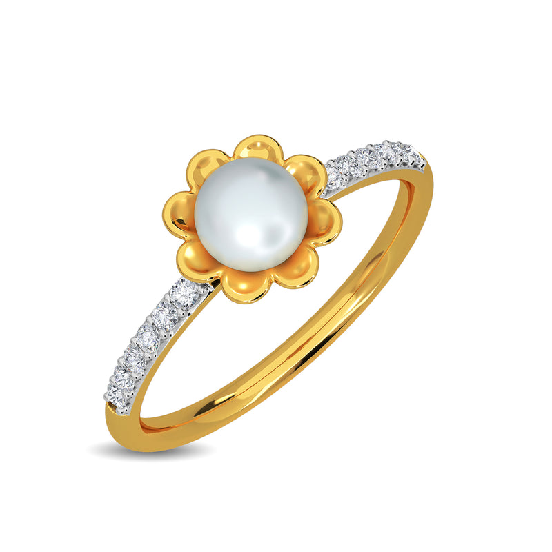 Buy Vaibhav Jewellers 22K Pearl Ring 94DG6993 Online from Vaibhav Jewellers
